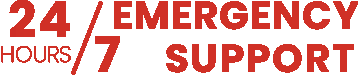 24x7 Emergency Support
